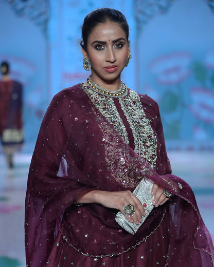 Regal Plum Kurta