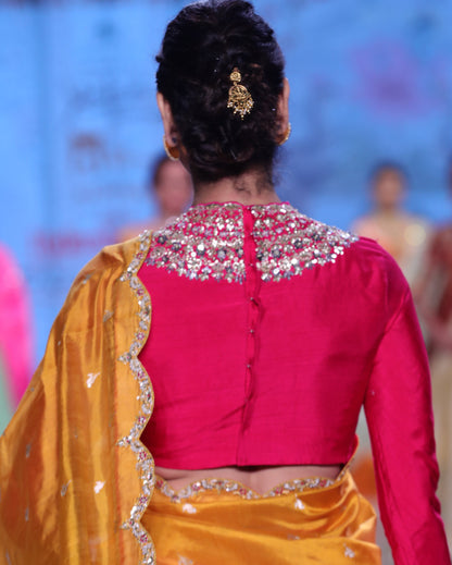 Red Silk Lehenga