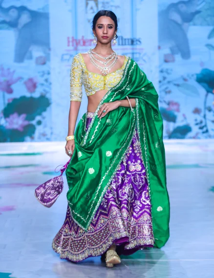 Handloom Banarasi Raw Silk Lehenga