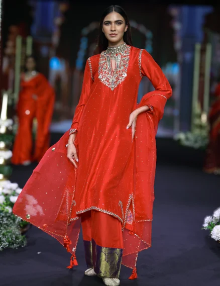 Flowing Raw Silk Kurta